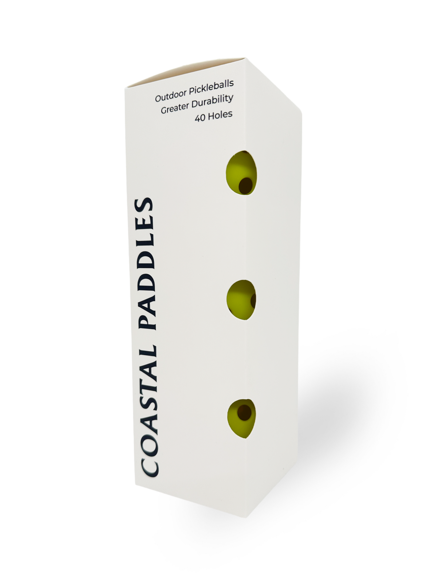 Coastal Paddles 40 Outdoor Pickleballs (3-Pack)