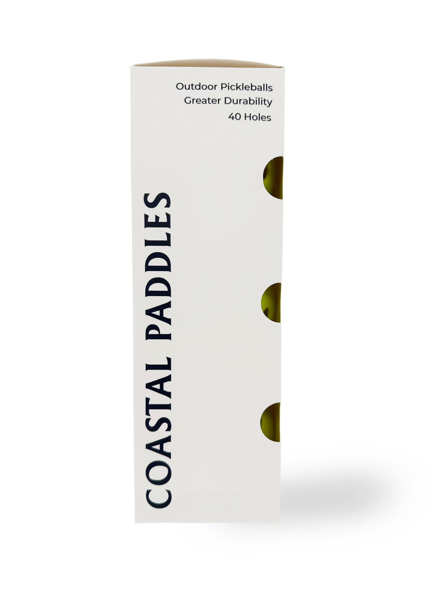 Coastal Paddles 40 Outdoor Pickleballs (3-Pack)